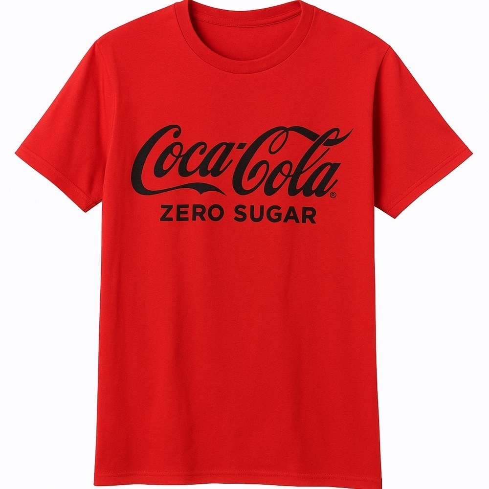 Coke Coca Cola Zero Red Tee t shirt size XL men’s womens unisex pop soda NEW - Picture 2 of 3